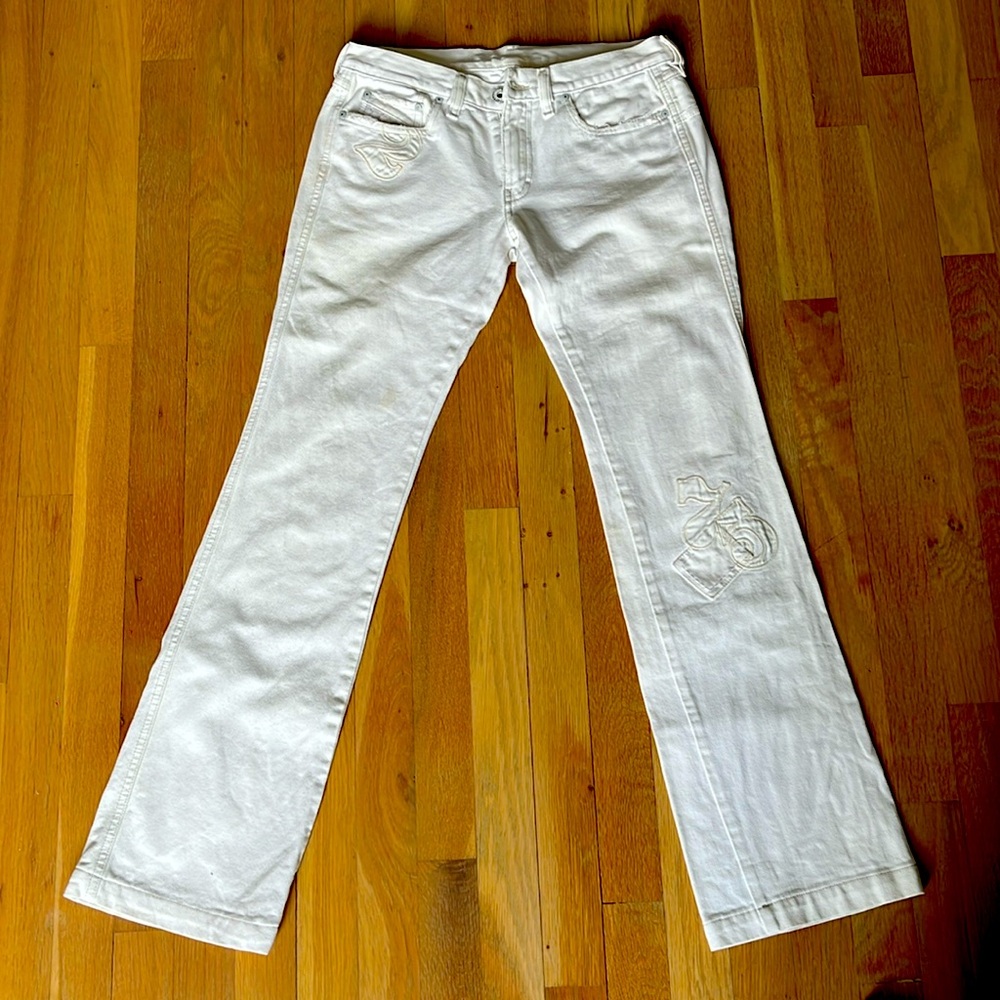 Diesel white jeans size 27 (XS) like new